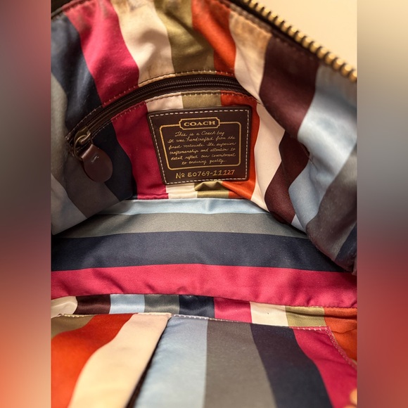 Coach Y2K Black Leather Shoulder Bag - Picture 8 of 8